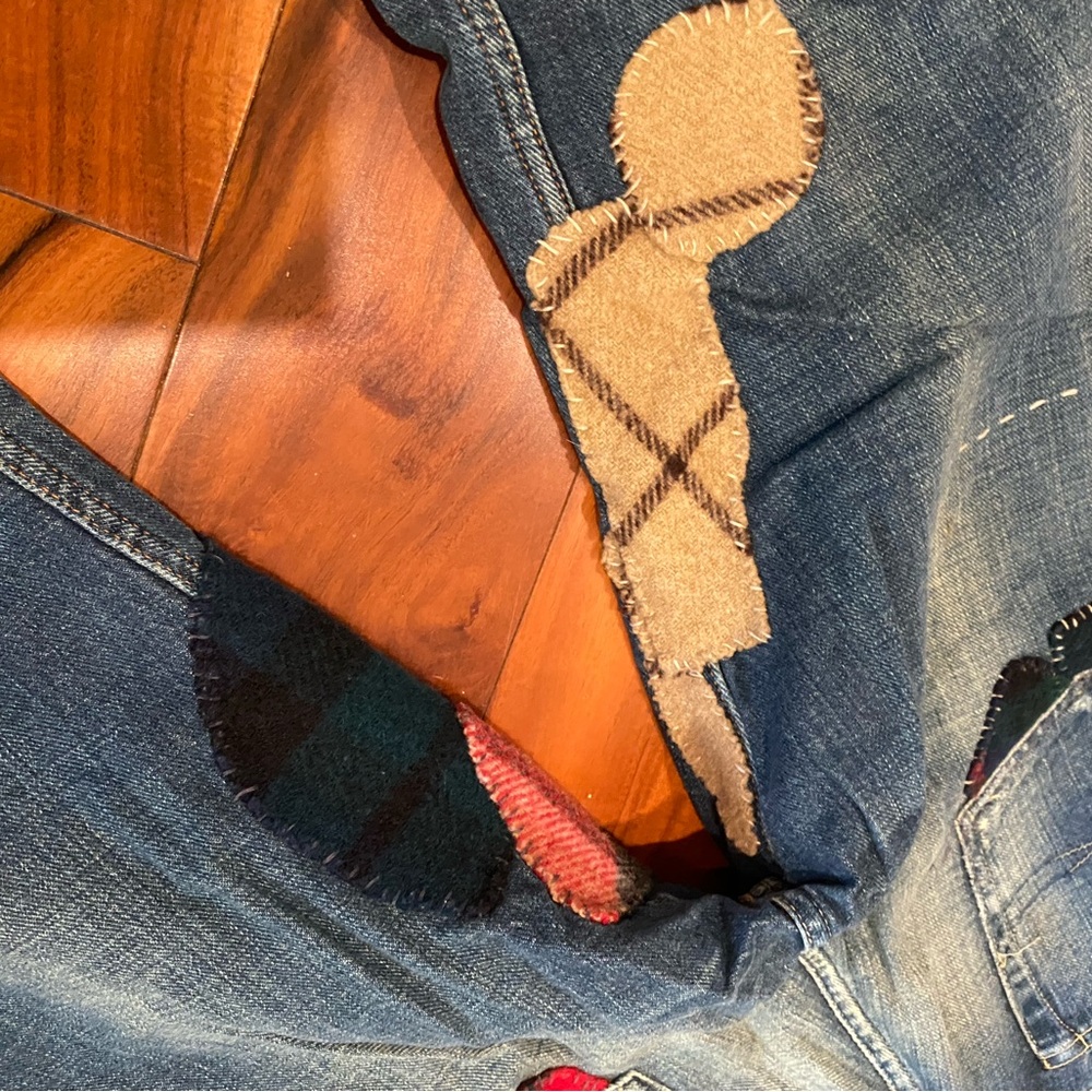 RALPH LAUREN PATCHWORK JEANS - Picture 15 of 16